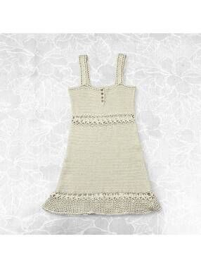 Ghanda Salt Crochet Dress - Size S